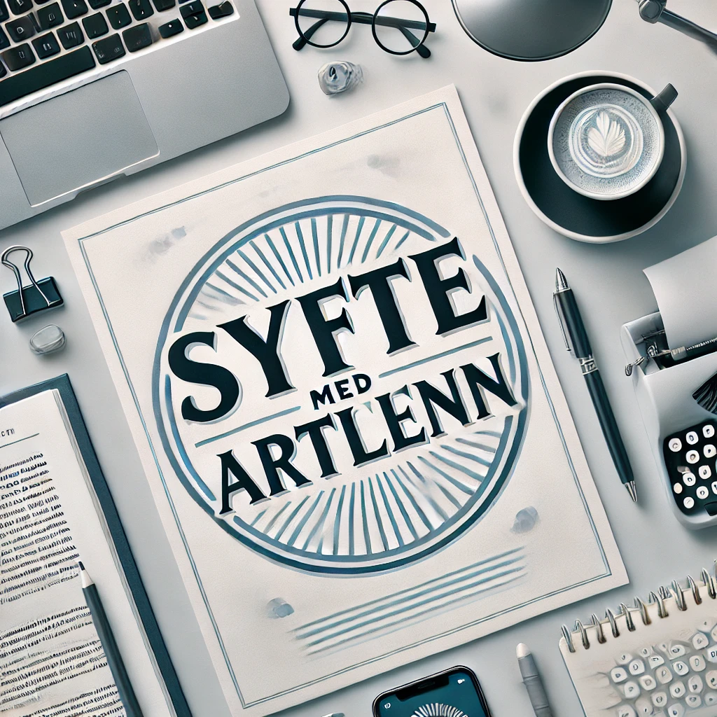Syfte med artikeln